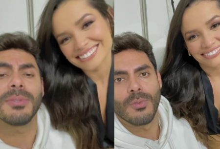 Juliette e Rodolffo surgem cantando juntos e animam fãs