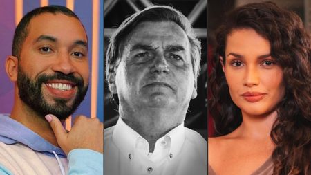 Gil do Vigor e Juliette Freire fazem campanha contra Jair Bolsonaro e são aclamados