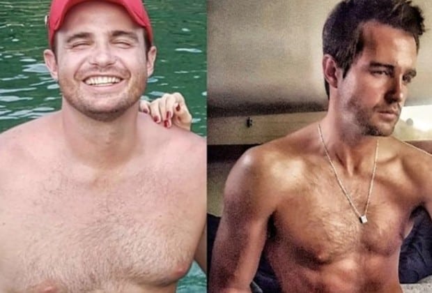 Max Fercondini choca ao mostrar corpo após perder 14 kg