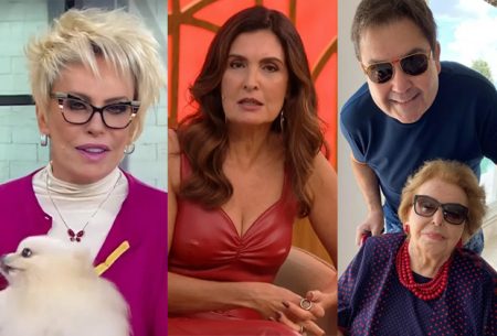 Na Globo, Ana Maria Braga e Fátima Bernardes lamentam morte da mãe de Fausto Silva