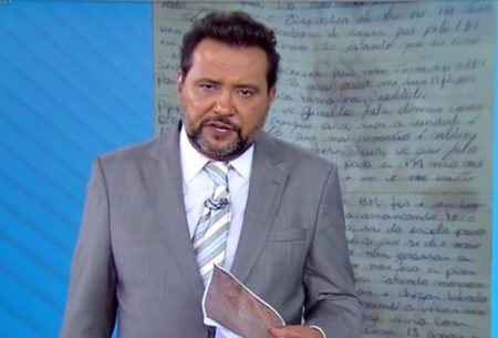Geraldo Luís é surpreendido com suposta carta de Lázaro Barbosa para ele