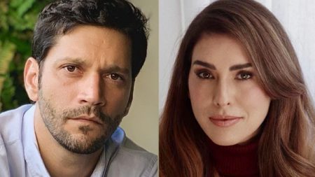 Armando Babaioff e Fernanda Paes Leme afugentam bolsonaristas e abusam do deboche