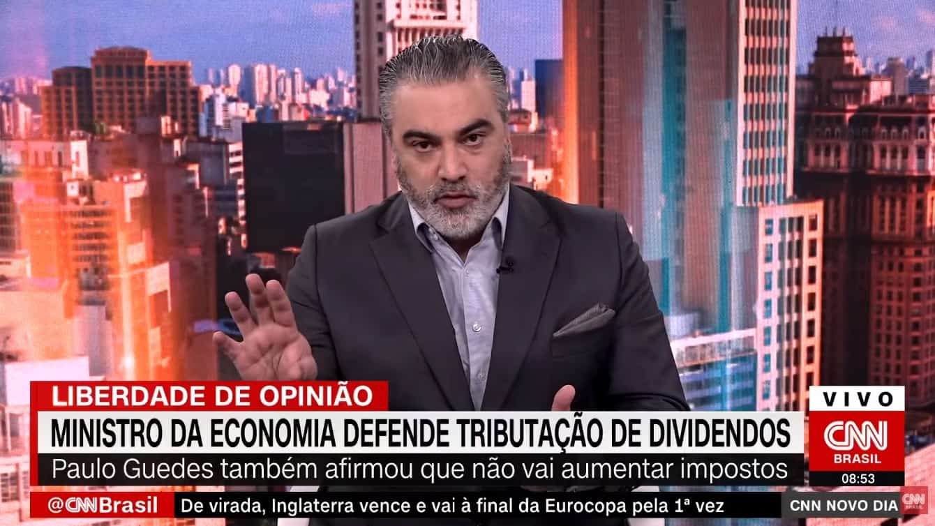 Comentarista da CNN Brasil surpreende e ataca Paulo Guedes ao vivo