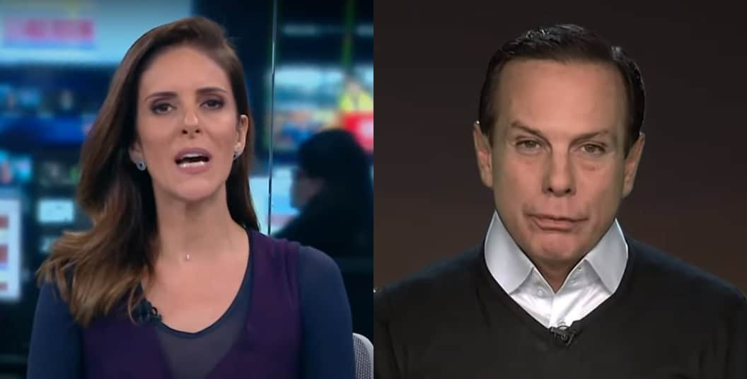 João Doria deixa Monalisa Perrone vermelha após gracinha ao vivo na CNN Brasil