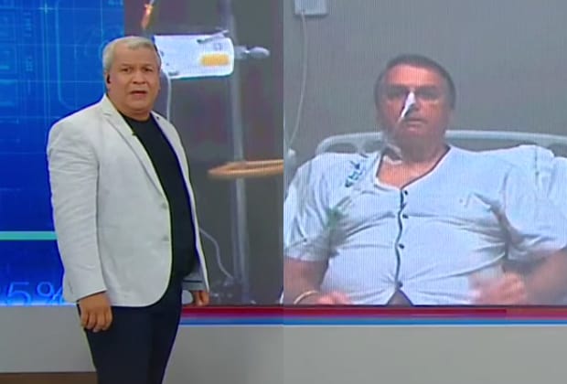 Após falarem em “caso grave”, Bolsonaro bate papo com Sikêra Jr direto do hospital