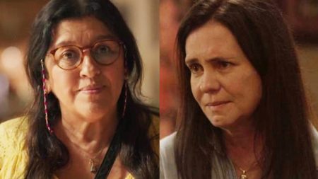 Regina Casé registra reencontro emocionante com Adriana Esteves após Amor de Mãe