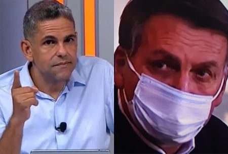 Narrador do Fox Sports surpreende com atitude com Bolsonaro e web se diverte