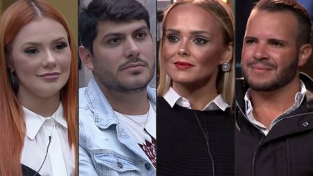 Power Couple: Mirela e Yugnir acusam Nina e Filipe de provocá-los em briga aos gritos