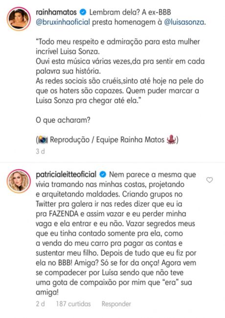 Patrícia Leitte e Ana Paula "Bruxinha"