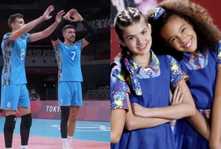 Uniforme da Argentina no vôlei dá o que falar e é comparado a Chiquititas