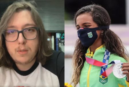 Filho de Chorão erra as contas e diz que pai torcia por Rayssa Leal