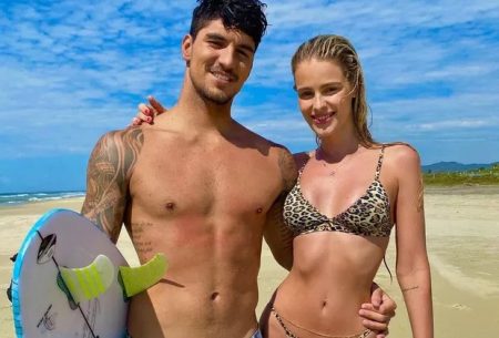 Gabriel Medina e Yasmin Brunet se revoltam com Leticia Bufoni e web tira sarro