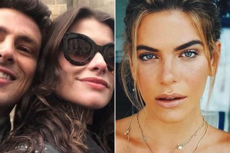 Atual de Cauã Reymond reage à foto da ex Alinne Moraes em atitude ousada