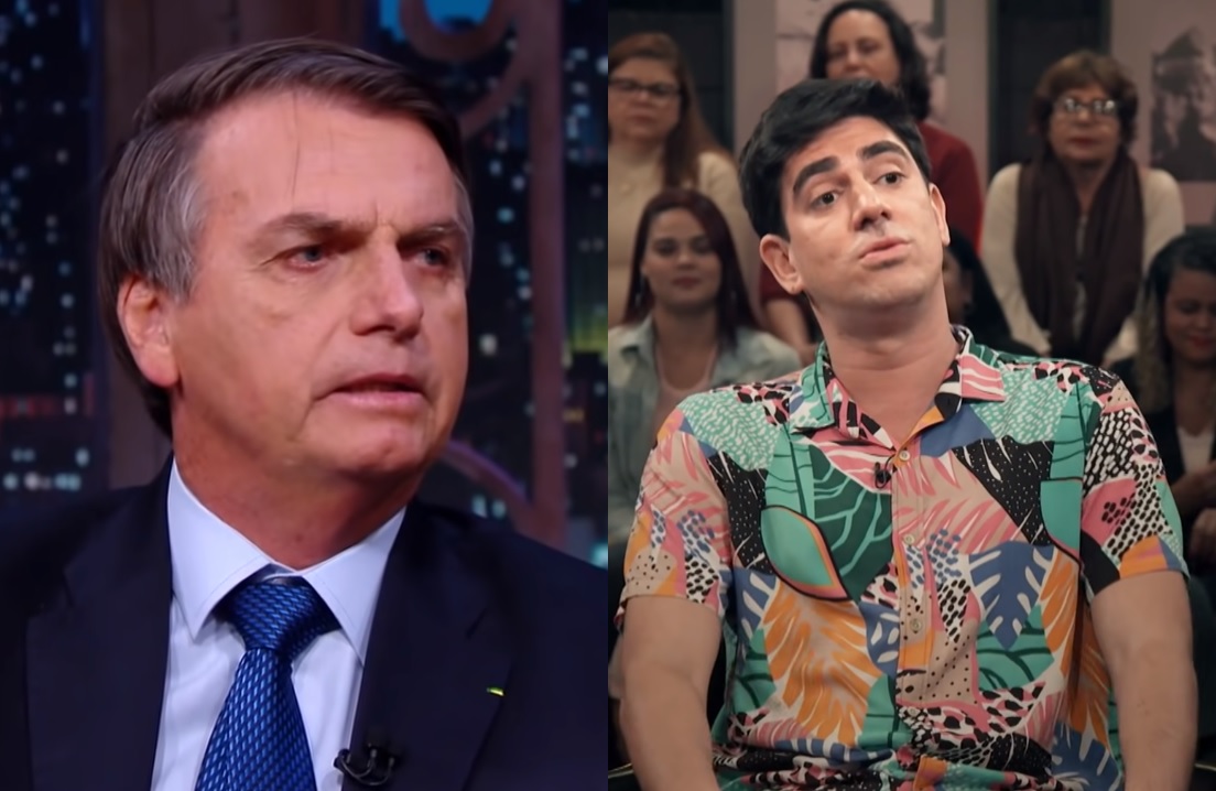 Jair Bolsonaro aparece como “Trapalhão” no SBT e vira alvo de Marcelo Adnet