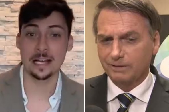 Filho de Bolsonaro, Renan é filmado em atitude inesperada com famoso gay