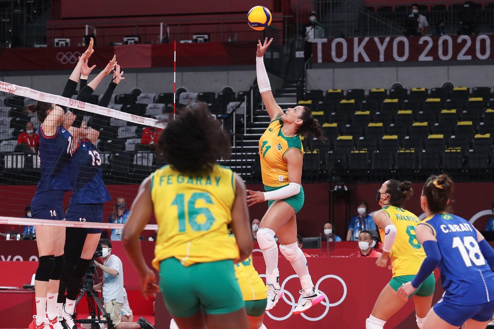 Veja onde assistir ao vivo e online Brasil x Coreia do Sul na semi do vôlei feminino
