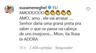 Xuxa Meneghel e Marcos Mion