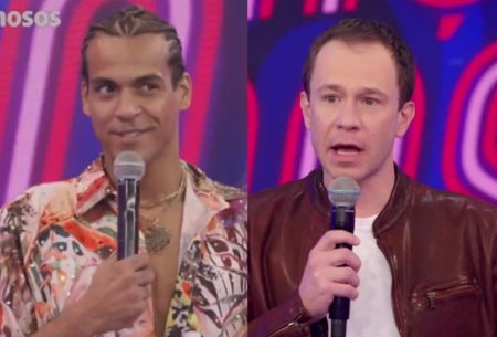Marcello Melo Jr causa saia-justa ao citar Faustão na Globo; Tiago Leifert reage