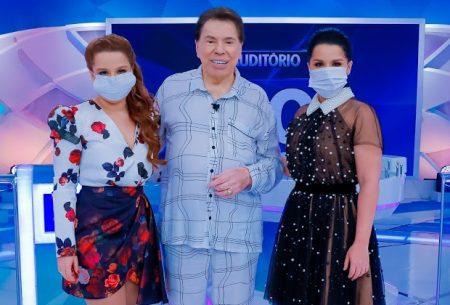 Silvio Santos fica surpreso com Maiara e Maraisa e comete gafe no ar