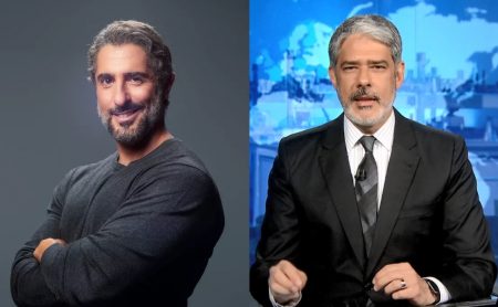 Marcos Mion cita William Bonner após ser alvo de brincadeira da Globo