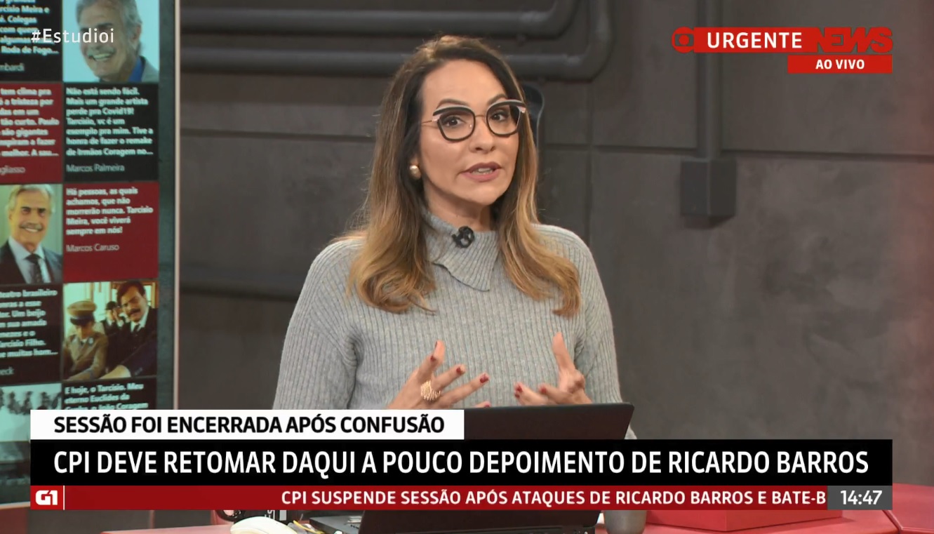 Maria Beltrão perde a paciência e dá dura ao vivo em líder do Governo Bolsonaro