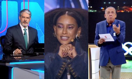 Globo escala William Bonner, Taís Araújo e Galvão Bueno para nova campanha