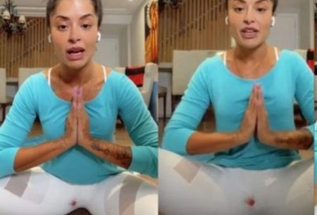 Aline Riscado menstrua durante live e faz relato emocionante