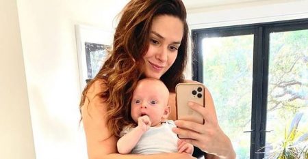 Filho de 1 ano de Fernanda Machado sofre queda, quebra o dente e atriz desabafa