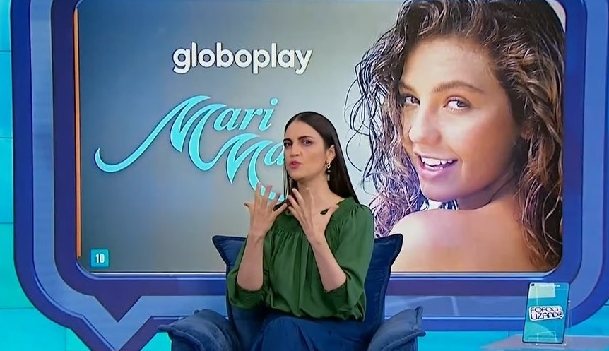 Ao vivo, elenco do Fofocalizando faz propaganda de Marimar no Globoplay