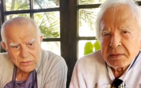Cid Moreira lamenta morte do irmão, Célio Moreira, e presta última homenagem