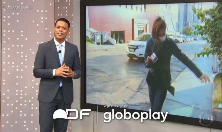 VÍDEO: Repórter da Globo é flagrada em momento raro e situação deixa a web  em polvorosa