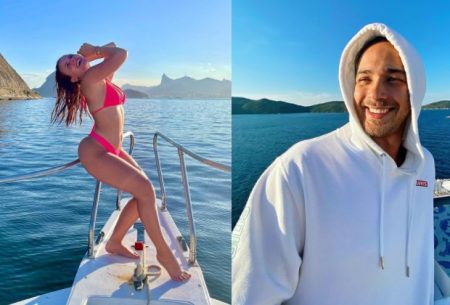 Larissa Manoela posa de biquíni e ganha comentário de André Luiz Frambach