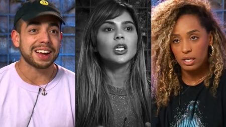 Ilha Record: Lucas e Nanah acusam Nadja de homofobia em treta generalizada