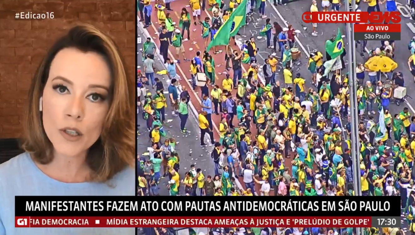 GloboNews bate recorde de Moro e crava ótima audiência com manifestações