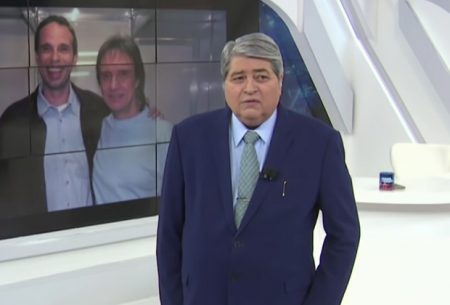 Datena chora ao noticiar morte do filho de Roberto Carlos ao vivo na Band