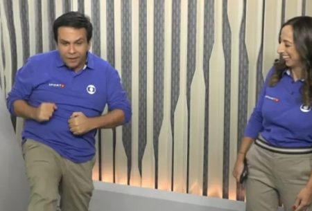 Narrador do SporTV surpreende ao dançar em programa