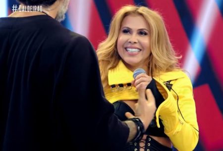 Mion questiona e faz Joelma disparar indireta para Ximbinha no Caldeirão