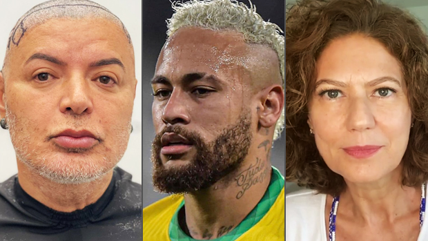David Brazil, Neymar e Patrícia Pillar