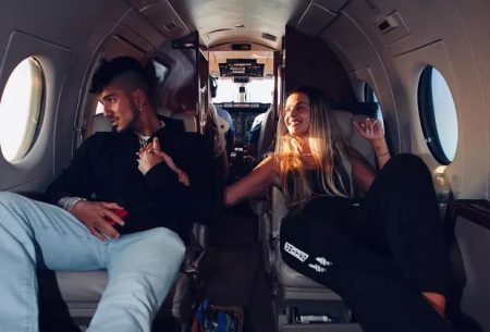 Gabriel Medina e Yasmin Brunet curtem férias em Las Vegas
