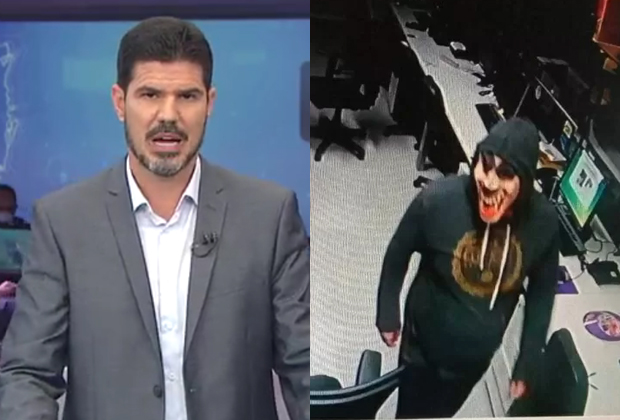 Afiliada da Globo é invadida e assaltada por homens mascarados