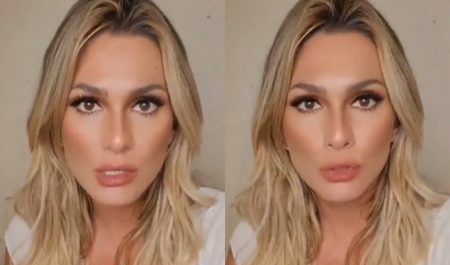 Lívia Andrade se pronuncia após críticas por acompanhar namorado em teste de DNA