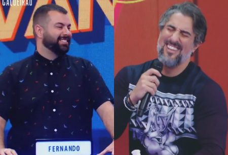 Marido de Tiago Abravanel surge na Globo e choca Marcos Mion ao falar de órgão genital