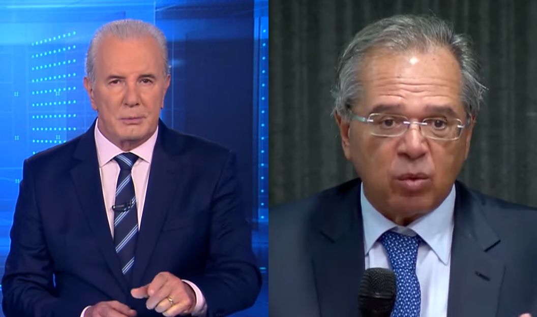 Jornal da Record ataca Paulo Guedes em reportagem, mas alivia para Bolsonaro