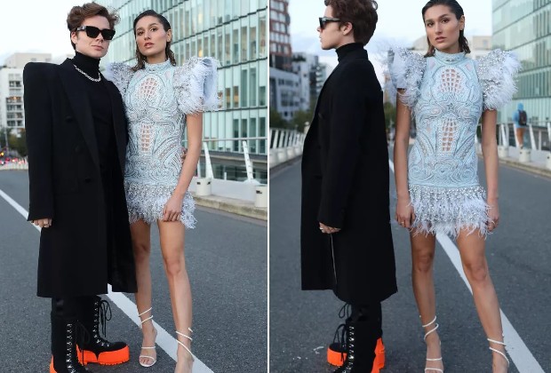 Sasha e marido são criticados por looks usados em evento de moda de Paris