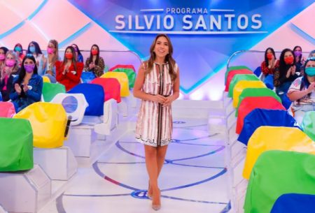 Patricia Abravanel assume domingo do SBT na companhia do pai, Silvio Santos