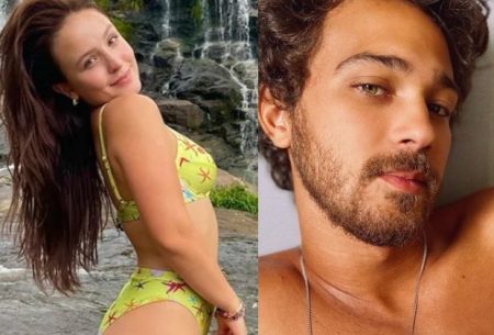 Larissa Manoela evita falar sobre romance com André Luiz Frambach