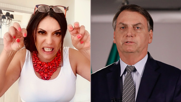 Márcia Goldschmidt e Jair Bolsonaro