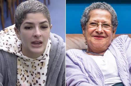Rodrigo Faro diz que Lary Bottino parece Dona Geralda do BBB e ela reage