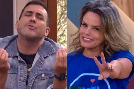 André Marques flerta ao vivo com Maria Cândida e pega todos de surpresa