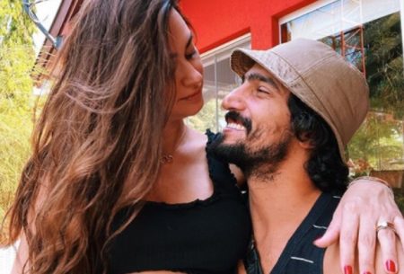 Grávida, Thaila Ayala mostra momento surreal de Renato Góes com o filho